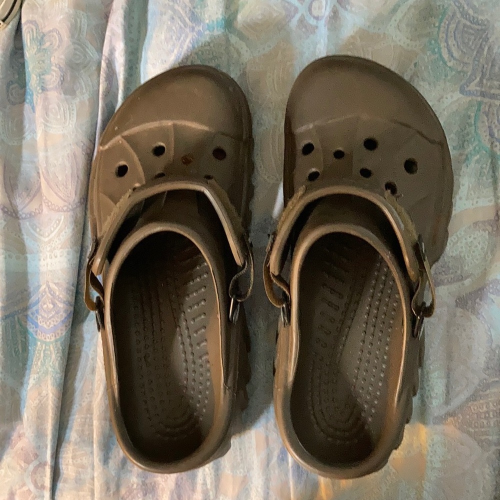 Gently worn Crocs